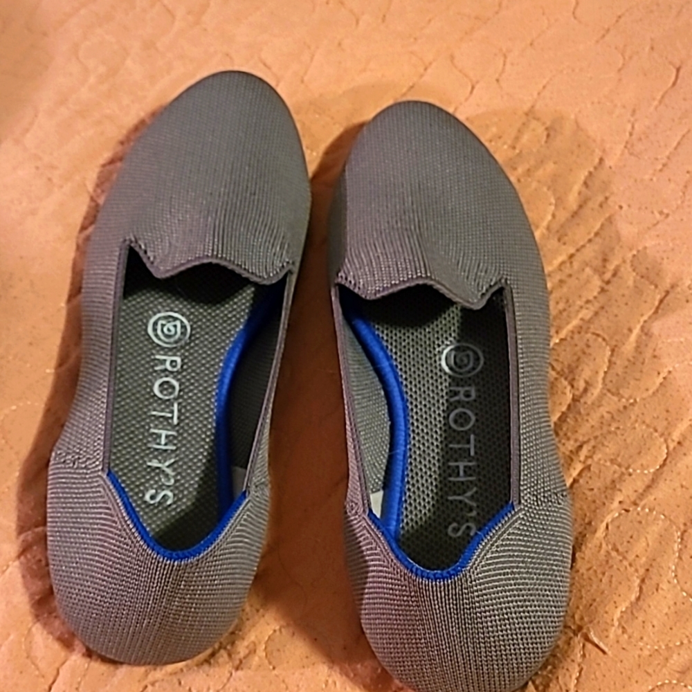 Rothy's loafers, size 6.5, taupe